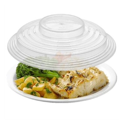 Tampa Microondas Bpa Free Protetora De Alimentos Plastico Anti Sujeira Respingo Prato Cozinha 26cm