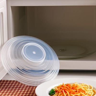 Tampa Microondas Bpa Free Protetora De Alimentos Plastico Anti Sujeira Respingo Prato Cozinha 26cm