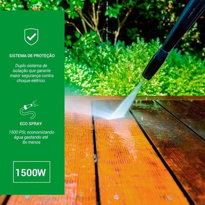 Lavadora De Alta Pressão Lava Jato Max Pro 1500psi 1500w Elp3000 127v - Eos 127v