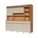 Cozinha Compacta Realeza 100% MDF 6 Portas 3 Gavetas Carvalho e Greige