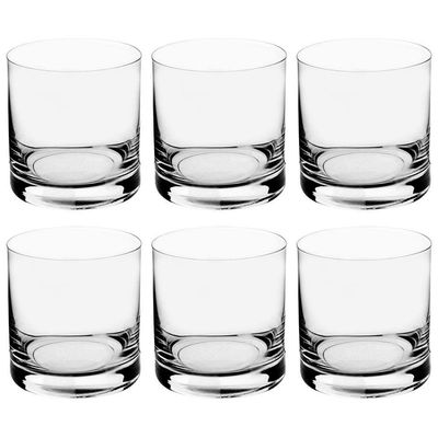 Conjunto de 6 Copos Larus Cristal Ecológico Bohemia Transparente