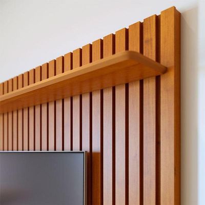 Painel Para Tv Home Suspenso Ripado Ambiente Loft 1.8 Nature - Imcal