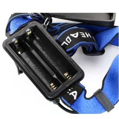 Lanterna de CABEÇA Tática Cree Led com Zoom Recarregável