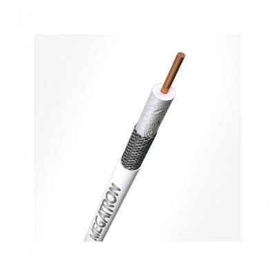 Cabo Coaxial Megacabos 100m Branco