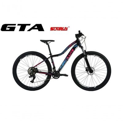 Bicicleta Aro 29 Feminina Absolute Hera Kit 2x9 Gta Sunrun K7 Freio A Disco Garfo C-trava Mtb preto Tam: 17