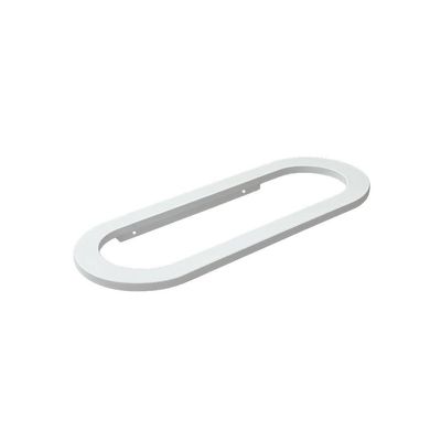 Porta Toalha Toalheiro Para Banheiro Branco Agata 35cm