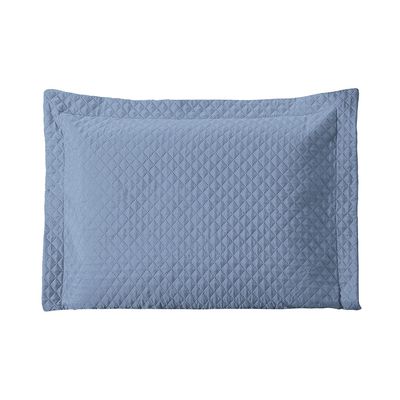 Porta Travesseiro Avulso 70cm x 50cm 1 Peça Prime Ultrassônico 100% Poliéster - Azul Bebê