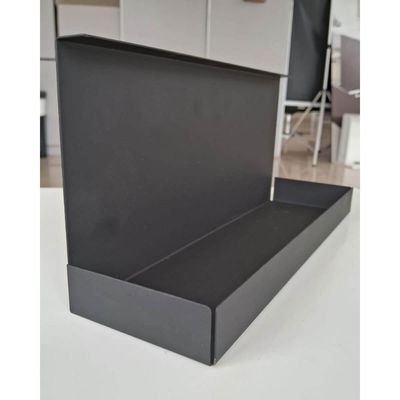 Suporte Prateleira Simples Porta Temperos e Condimentos de Encaixe Aço Preto Cozinha Piva
