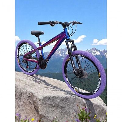 Bicicleta Aro 26 Gta Rebel Freeride Downhill 21v Rodas Vmaxx Dh Freio A Disco Pneu Flame Camaleão