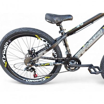 Bicicleta Aro 26 Vikingx Tuff Freeride 21v Aro Vmaxx Freio A Disco Garfo Suspensão Pneu Flame preto X30