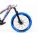 Bicicleta Aro 26 Vikingx Tuff Freeride 21v Aro Vmaxx Freio A Disco Garfo Suspensão Pneu Flame prata-Azul X25