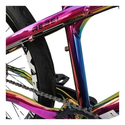 Bicicleta Aro 26 Gta Rebel Freeride Downhill Single Aros Vmaxx Freio A Disco Pneu Flame Camaleão