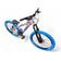 Bicicleta Aro 26 Vikingx Tuff Câmbios Shimano Freio Hidráulico 21v Freeride Aro Vmaxx Flame prata-Azul X25