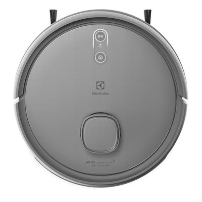 Robô Aspirador Electrolux 4 em 1 Wi-Fi Experience até 1h40 Mapeamento Cinza (ERB61) Bivolt