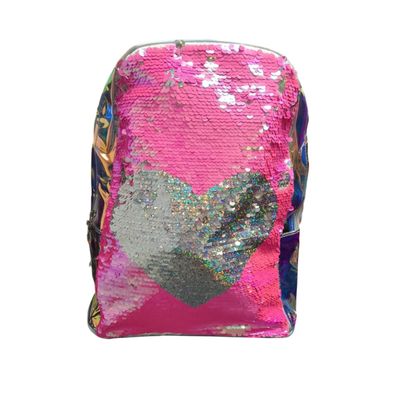 Mochila Infantil de Plástico Lantejoulas Holográficas