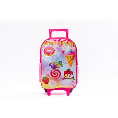 Mochila de Rodinhas Infantil Sweeties - Rosa
