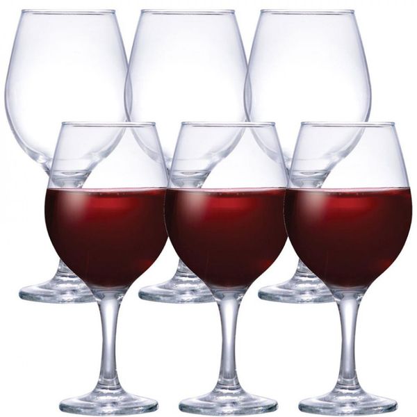 Conjunto de Taças para Vinho Tinto One Bordeaux 600ml 6 Peças Ruvolo