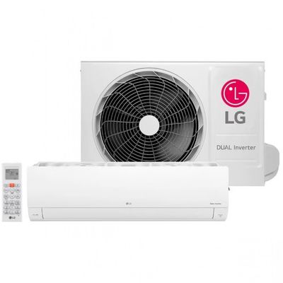 Ar-Condicionado Split LG Dual Inverter Voice S3-Q09AA31A Frio 9.000 BTUs - 220V Branco / 220V