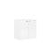 Balcão Para Banheiro Com Pia E 2 Portas Branco Bertolini Branco