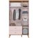 Quarto Infantil Completo Ternura Guarda-Roupa 3 Portas Cômoda 5 Gavetas Berço Conversível Bartira Rosa Wood