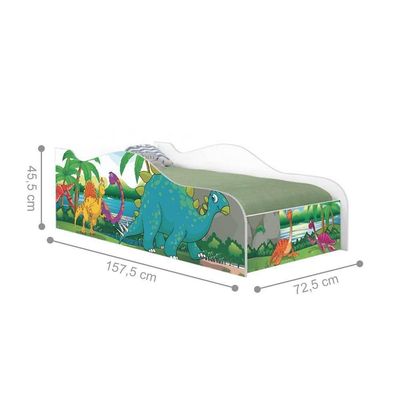 Mini Cama Fun Dinossauro No Lago Infantil Com Colchão
