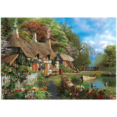 Quebra Cabeça 1000 Peças Casa No Lago - Grow 02963