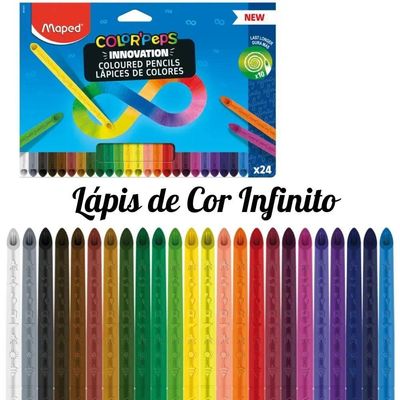 Lápis De Cor Colorpeps Infinity - 24 Unidades - Maped