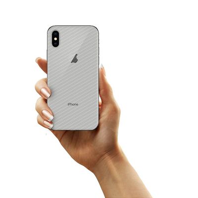Película Traseira de Fibra de Carbono Transparente para Iphone XS Max - Gorila Shield