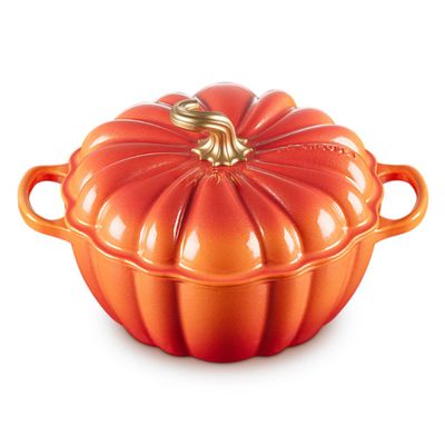 PANELA ABÓBORA LE CREUSET SIGNATURE EM FERRO FUNDIDO FLAMME DORÉE 24CM 21238241834441