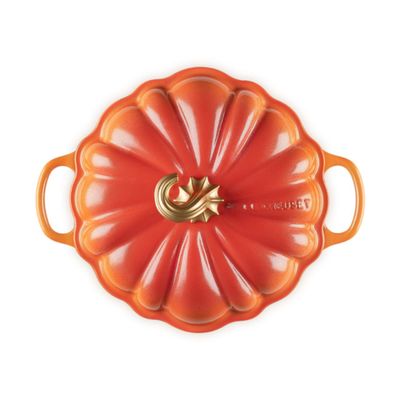 PANELA ABÓBORA LE CREUSET SIGNATURE EM FERRO FUNDIDO FLAMME DORÉE 24CM 21238241834441