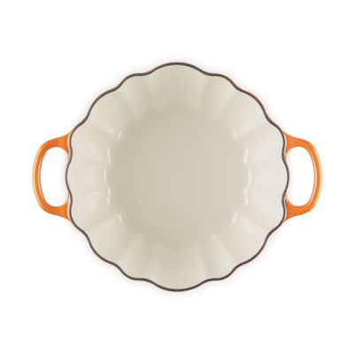PANELA ABÓBORA LE CREUSET SIGNATURE EM FERRO FUNDIDO FLAMME DORÉE 24CM 21238241834441