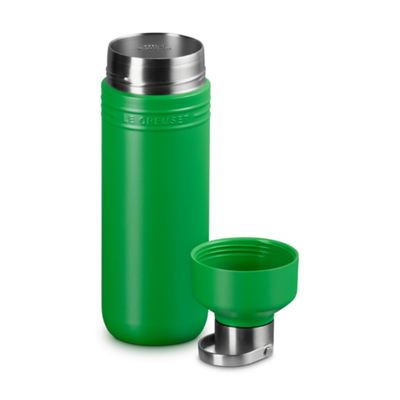 GARRAFA LE CREUSET TÉRMICA ON THE GO EM AÇO INOXIDÁVEL 1 LITRO VERDE BAMBU 41066334080001