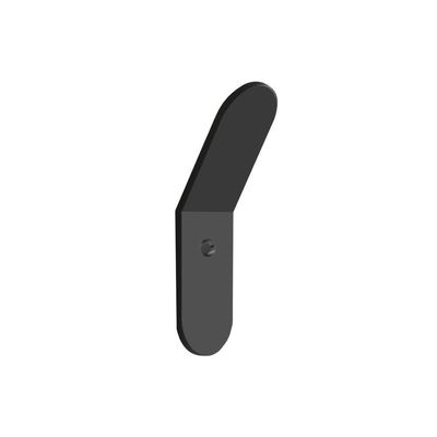Cabide Para Banheiro Preto Fosco Agata Grego Metal