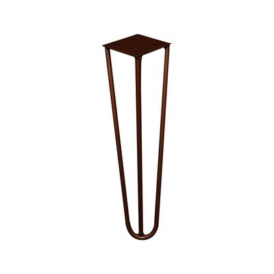 Kit 10 Pés de Metal 25 CM Hairpin Legs Rack e Puffs Bronze
