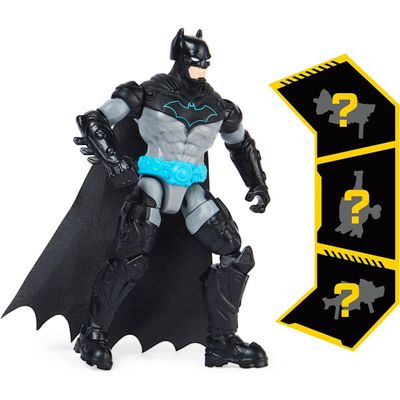 Boneco Batman Bat-Tech 10 Cm Articulado + 3 Acessórios Sunny