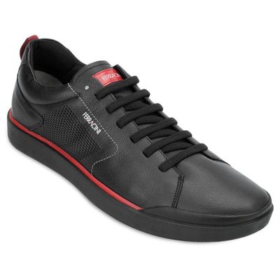 Sapatênis Ferracini FR23-1055 47 / Preto/Vermelho