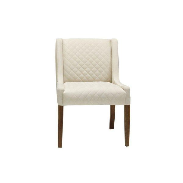 Poltrona Decorativa Antônia Tressê Veludo Bege - Gran Belo