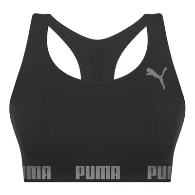 Kit 3 Tops Puma Nadador Sem Costura Feminino G / Roxo/Verde