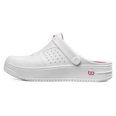 Babuche Feminino Clog Urban Branco Goiaba Boaonda 2160-200-009 38