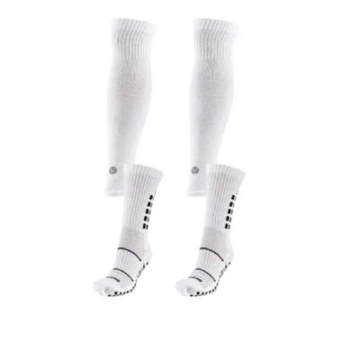 Kit Vistho Cortado e Meia Multi Esportes 39/43 / BCO/PTO