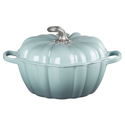 PANELA ABÓBORA LE CREUSET REDONDA EM FERRO FUNDIDO 24CM SEA SALT 21238247174430