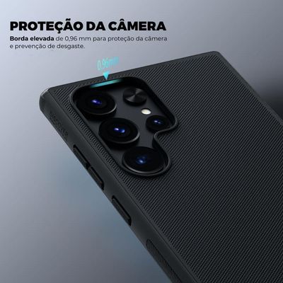 Kit Case Capinha Nillkin Super Frosted + Película Hydrogel Hd - Samsung Galaxy S23 Ultra - Gshield