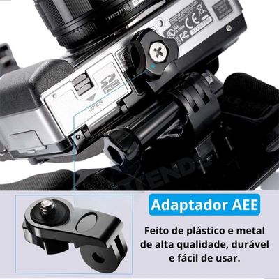 Suporte Peitoral Ajustável Para Celular e Câmeras Giratório