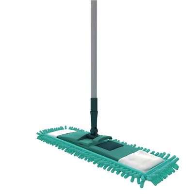 Mop Flat Chenile com Cabo Telescópico FlashLimp Verde