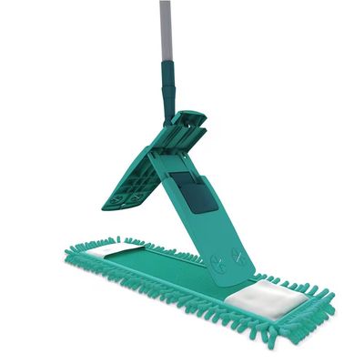 Mop Flat Chenile com Cabo Telescópico FlashLimp Verde