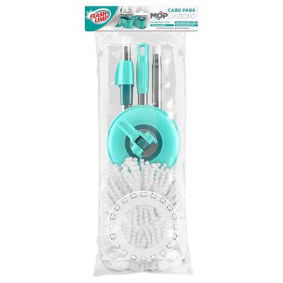 Conjunto de Cabo e Refil para MOP Giratório 2 Peças FlashLimp n/a