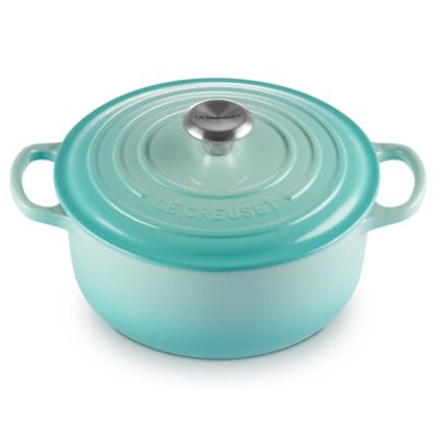 PANELA LE CREUSET REDONDA SIGNATURE 26CM AZUL COOL MINT 21177264962430