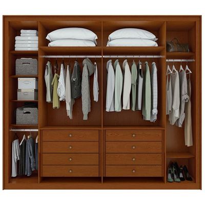 Guarda Roupa Casal 6 Portas Imperatore Lopas Frassino