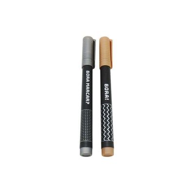 Kit Canetas De Marcar Copos E Tacas Bora