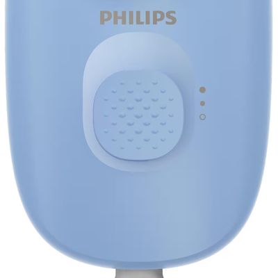 Depilador Satinelle C BRE247/00 Luz LED Cabeça Lavável 2 Velocidades Philips Azul e Branco